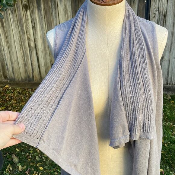 New York & Co. Street Wear Open Front Dun Cardigan Women's Size Large - Picture 7 of 10